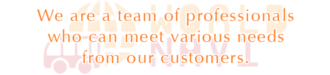 We are a team of professionals who can meet various needs from our customers.